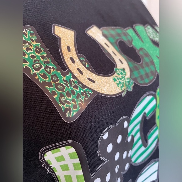 Gildan 100% Heavy Cotton Custom St. Patrick’s Day Graphic T-shirt Women’s Medium - Picture 12 of 13